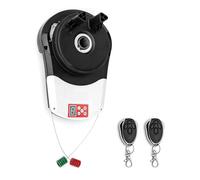 Electric Garage Door Opener with 2 Remotes, Automatic Roll-Up Shutter, Built-in Motor for Enhanced Store and Warehouse Security