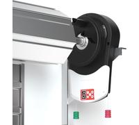 Electric Garage Door Opener With 2 Remotes, Automatic Roller Shutter Motor, Built-in Motor Roll Up Door Opener For Store Warehouse Barn Farm, Heavy Duty Garage Roller Door Motor