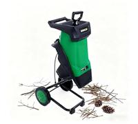 Electric Garden Shredder and Wood Chipper with Collector Bag, High Power for Efficient Mulching of Leaves and Branches