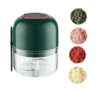 Electric Garlic Chopper,2026 New Mini Food Processor & Food Chopper for Kitchen,400ML Cordless Mini FoodProcessor with 3 Stainless Steel Blades,USB Rechargeable,for Garlic,Onion,Ginger,Chili,Fruit