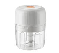 Electric Garlic Chopper, 250ML USB, Mini Vegetable Onion Chopper White Col