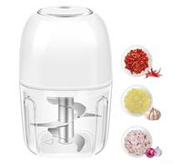 Electric Garlic Chopper, 350ML USB Rechargeable for mini Food Processor for Garlic and Vegetables, Efficient Kitchen Gadget for Quick Meal Preparation, to Clean