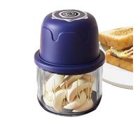 Electric Garlic Chopper Electric Onion Chopper | Portable Meat Grinder,350ml Small Wireless Food Processor,Rechargeable Vegetable Chopper,Nut Blender, Food
