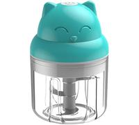 Electric Garlic Chopper Small Garlic Masher Kitchen Food Mixer Wireless Food Processor for Chili Onions Nuts Peppers