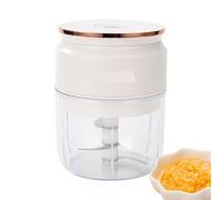 Electric Garlic Chopper with USB Charging - Portable Food Preparer for Kitchen, Restaurant, Picnic,for Kitchen Home Camping Restaurant Bakery Party Salad Preparation