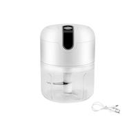 Electric Garlic Crusher 250ml Capacity with 3 Blade System Multi-Function Chopper for Garlic Meat Herbs Compact Powerful Ideal for Home Restaurants Easy to Clean