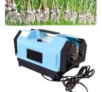Electric Garlic Cutter, Double Head Roots Remover Machine for Garlic and Onion, Efficient Cutting Tool for Garden Vegetables