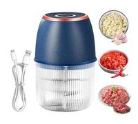 Electric Garlic Cutter | Food Processor 350ml Vegetable Cutter for Kitchen - Portable Chopper Machine - For Vegetables Food Meat Chile Fruit Vegetable Beans Garlic