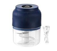 Electric - Garlic Grinders | Cordless Propeller Blender | Food Blender | Portable Cordless Food Grinder | Food Processor & Mixer for Pork Carrots Apples