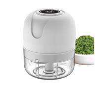 Electric Garlic Mincer - Food Chopper | Wireless Kitchen Gadget USB Charges Electric Charges Waterproof Food Catering BPA Free Food Crusher to Crush the via