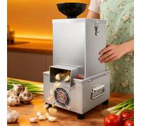 Electric Garlic Peeling Machine, Automatic Commercial Peeler for Dry Bulbs, 55 Lbs/H Stainless Steel High Success Rate for Restaurant Home Use