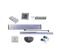 Electric Gate Opener Kit, 100kg Weight Inward Automatic Swing Door Opener/Swing Door Operator Closer(keypad, Door Lock, Ir Sensor)(Kit 5)