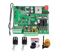 Electric Gate Opener Kit, 12V/24V Board for Automatic Double Arms Swing Gate Opener Control Board Panel Smart Control Center System Replace Fittings(KIT)
