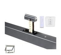 Electric Gate Opener Kit, 24v Smart Actuator Window Opener Electric Motor Black Automatic Close/Open Skylight/Greenhouse Tuya Smartlife(Kit10 400mm)