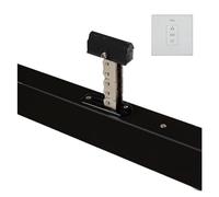 Electric Gate Opener Kit, 500mm Chain Window Opener Aluminum Motor Skylight Actuator DIY Smart Home Basement Awning Engine Optional Remote Control(Kit1)