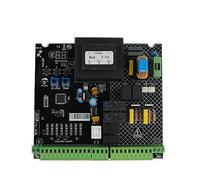 Electric Gate Opener Kit, Automatic Double Gate Control Board PCB LED Board for Dual Swing Gate Opener with Nice Remote Controller,for Gate(1 Board and 4 Remote)