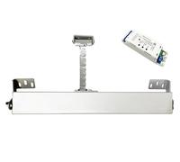 Electric Gate Opener Kit, Automatic Skylight Pusher Electric Swing Window Opener Vent Sash Chain Motor Tuya Module Optional RF Remote(Kit1)