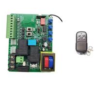 Electric Gate Opener Kit, Sliding Garage Door Control Panel Magnetic Spring Limit Switch Available with Delay Function 220v AC(220V Board 1remote)
