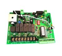 Electric Gate Opener Kit, Swing Gate Opener Motor Controller Circuit Card Mother Board for 24VDC Use Only(3 Remote Control KIT)