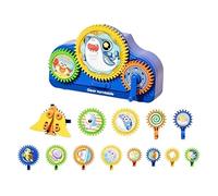 Electric Gear Building Blocks - Professional Premium Manual Educational Building Game System, Gear Toys Building Set | Children Boys Girls Friends Students Home Indoors Studying School Learning A