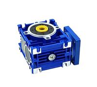 Electric Gearbox NMRV030 Speed Reducer for Nema23 electronic starter, Ratio 5:1 to 80:1 Worm Gear Gearbox for 6.35/8mm Input Shaft : Ratio 20, Voltage : 6.35mm Input Size)(6.35mm Input Size,Ratio 60)