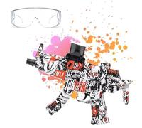Electric Gel Ball Blaster - 10,000 Gel Balls & Goggles Included | Outdoor Fun for Kids & Adults (Ages 14+) | Perfect for Team Games, Backyard Battles & Gifts (RED)