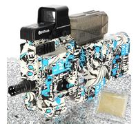 Electric Gel Ball Blaster - 130 FPS High Speed Performance with 7.4v Rechargeable Battery, Fast Reload High Capacity Magazine | Graffiti Design | Ages 14+ (Blue Graffiti)
