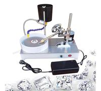 Electric Gem Faceting Machine 120W, 2800RPM Polishing Machine with Digital Display for DIY Jewelry Lapidary Cutting and Polishing
