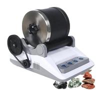 Electric Gem Grinder and Rock Tumbler Machine Kit with Timer, Detachable DIY Stone Polisher for Complete Polishing Tools Gift