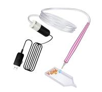 Electric Gemstones Painting Pen Electric Vacuum Drill Tool Pickup for 5D Art Embroidery and Nails Art Creation ABS Gemstones Painting Set