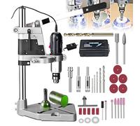 Electric Glass Cutting and Drilling Tool Kit for DIY Crafting and Polishing Projects