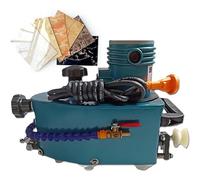 Electric Glass Edging Machine, Portable DIY Edge Polisher for Glass Art, Grinding Tool for Plane, Curve, Rounded Corners, Ideal for Home Improvement Projects