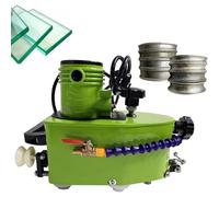 Electric Glass Edging Machine, Portable DIY Edge Polisher for Glass Art, Grinding Tool for Plane, Curve, Rounded Corners, Ideal for Home Improvement Projects