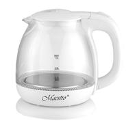 Electric Glass Kettle 1L Kitchen Illuminated 1100W Auto Switch Off Cordless HQ