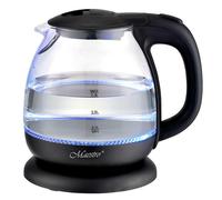 Electric Glass Kettle 1L Kitchen Illuminated 1100W Auto Switch Off Protection HQ