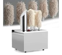 Electric Glass Polisher - Automatic Wine Glass Cleaning Machine for Hospitality, Includes 5 Polishing Cloths