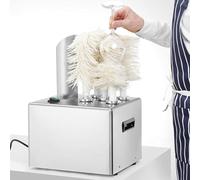 Electric Glass Polisher with 60°C Air Drying, Removes Water Stains and Fingerprints for Wine and Champagne Glasses