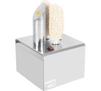 Electric Glass Polisher with 60°C Air Drying, Removes Water Stains and Fingerprints for Wine and Champagne Glasses