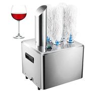 Electric Glass Polisher with Microfiber Brushes - High-Speed Polishing Machine for Restaurants and Hotels