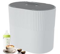 Electric Glass Rinser Cup Washer, Automatic Jets Tea Coffee Cup Rinser With1.6l Water Tank, Top Add Water, For Water Bottle & Coffee Cup Of 3-10cm, For Home, Cafe, Or Bar Use white