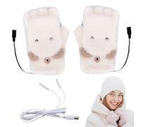 Electric Gloves Heated, Winter Heating Gloves | USB Heated Gloves Heating Gloves,Full & Half Finger Hand Warmers,Ski Gloves Winter Gloves,Gloves for Women