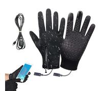 Electric Gloves | USB Heated Winter Bicycle Gloves with Three Modes - 3 Modes Touch Screen Hand Warmers for Men Women Riding Running Leisure Skiing