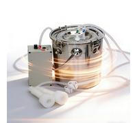 Electric Goat Milker Kit, Automatic Sheep Milking Device with Vacuum Suction Adjustment, Anti-Overflow Protection, Direct Suction Bucket for Farm Use, 5L