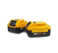Electric Goddess Lithium Battery 20V 5.0ah Replacement Compatible for Dewalt Power Tool Rechargeable Lithium Battery (2 Battery,EU_20V)