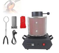 Electric Gold Melting，1500W Electric Gold Smelting Furnace, Furnace, Automatic Digital Electric Melting Furnace,Metal Melting Machine, 1150℃ /2102 ℉, Casting Refining Precious Metals Gold