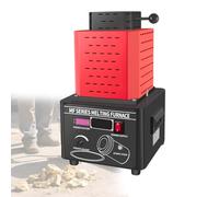 Electric Gold Melting,Digital Metal Melting Machine 5000w 1600℃/2902°F Gold Smelting Furnace with 1/2/3kg Graphite Crucible Smelter Furnace Melting for Gold Silver Aluminum and Copper,Red-2