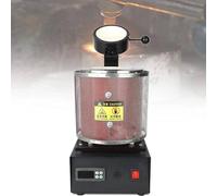 Electric Gold Melting,Melting Furnace, 1500w Furnace,Electric Furnace, 1150℃ /2102 ℉ Digital Melting Machine Automatic Melting Furnace Kiln Casting Refining Metal Casting Kit,Red-3kg