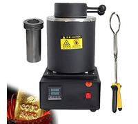 Electric Gold Melting，Melting Furnace,1600W Furnace, High Temperature Refining Cast Vacuum Metal Casting Kit, 1150℃ /2102 ℉ Digital Metal Smelting Machine,for Gold Silver Aluminum Jewelry M