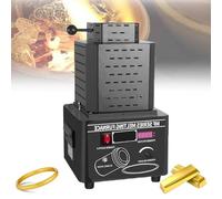 Electric Gold Melting,Melting Furnace, Digital Melting Furnace Machine 2902°F 1600℃,3KG Furnace Heating 5000W Casting Refining Metals Melts Gold(Black,1kg)