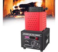 Electric Gold Melting,Melting Furnace, Digital Melting Furnace Machine 2902°F 1600℃,3KG Furnace Heating 5000W Casting Refining Metals Melts Gold(Red,1kg)